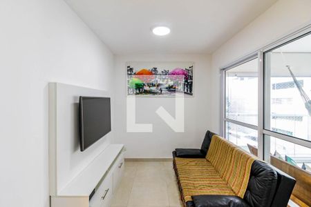 Sala de apartamento à venda com 1 quarto, 43m² em Santo Amaro, São Paulo
