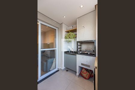 Varanda gourmet de apartamento para alugar com 2 quartos, 51m² em Vila Scarpelli, Santo André