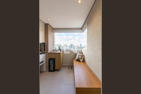 Varanda gourmet de apartamento para alugar com 2 quartos, 51m² em Vila Scarpelli, Santo André