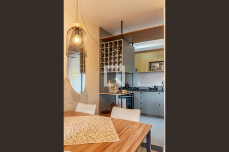 Detalhe da Sala de apartamento para alugar com 2 quartos, 51m² em Vila Scarpelli, Santo André