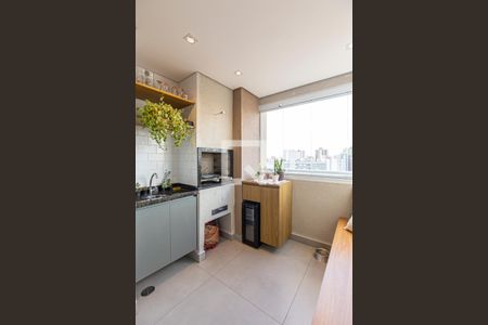 Varanda gourmet de apartamento para alugar com 2 quartos, 51m² em Vila Scarpelli, Santo André