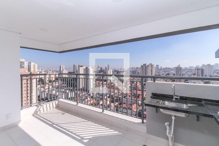 Varanda gourmet de apartamento à venda com 2 quartos, 63m² em Vila Prudente, São Paulo