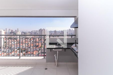Varanda gourmet de apartamento à venda com 2 quartos, 63m² em Vila Prudente, São Paulo