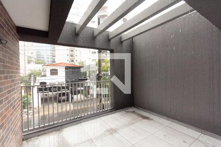 Varanda  de apartamento à venda com 3 quartos, 133m² em Moema, São Paulo