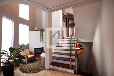Sala de lareira de casa para alugar com 4 quartos, 540m² em São Paulo Ii (granja Viana), Cotia
