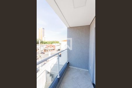Varanda da Sala de apartamento para alugar com 1 quarto, 60m² em Campestre, Santo André