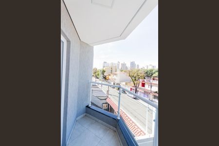 Varanda da Sala de apartamento para alugar com 1 quarto, 60m² em Campestre, Santo André