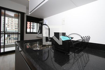 Studio - Quarto e Cozinha de kitnet/studio à venda com 1 quarto, 22m² em Jardim das Bandeiras, São Paulo