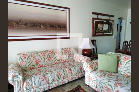Sala de apartamento para alugar com 4 quartos, 108m² em Jardim das Conchas, Guarujá