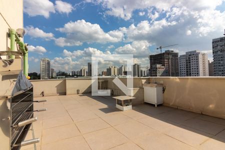 Studio para alugar com 35m², 1 quarto e 1 vagaChurrasqueira