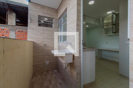 Área de Serviço de kitnet/studio para alugar com 1 quarto, 21m² em Jardim Maria Duarte, São Paulo