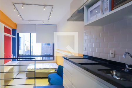 Studio à venda com 28m², 1 quarto e sem vagaCozinha