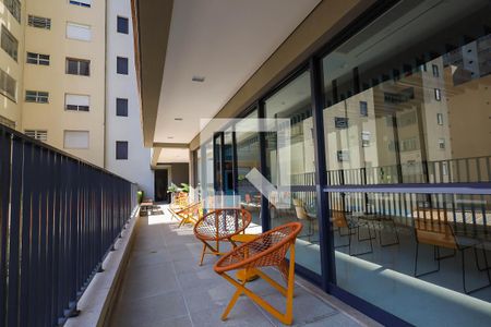 Studio à venda com 28m², 1 quarto e sem vagaÁrea comum