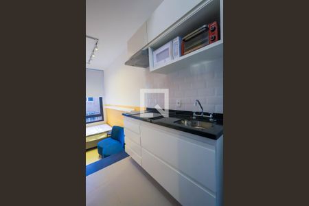 Studio à venda com 28m², 1 quarto e sem vagaCozinha