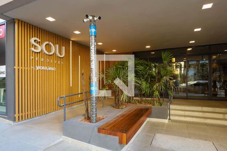 Studio à venda com 28m², 1 quarto e sem vagaFachada e portaria