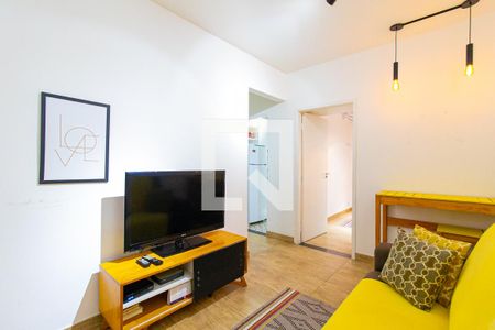 Sala de apartamento para alugar com 1 quarto, 37m² em Bela Vista, São Paulo