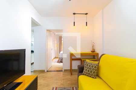 Sala de apartamento para alugar com 1 quarto, 37m² em Bela Vista, São Paulo