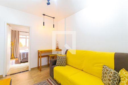 Sala de apartamento para alugar com 1 quarto, 37m² em Bela Vista, São Paulo