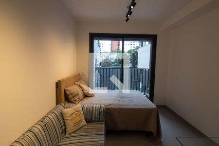 Quarto - Studio de kitnet/studio para alugar com 1 quarto, 25m² em Brooklin, São Paulo