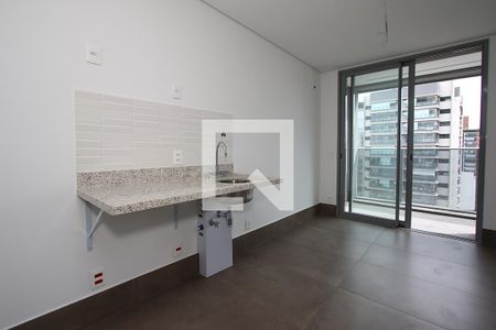 Studio - Quarto e Cozinha de kitnet/studio à venda com 1 quarto, 31m² em Pinheiros, São Paulo