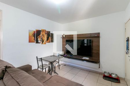 Sala de apartamento à venda com 2 quartos, 52m² em Califórnia, Belo Horizonte