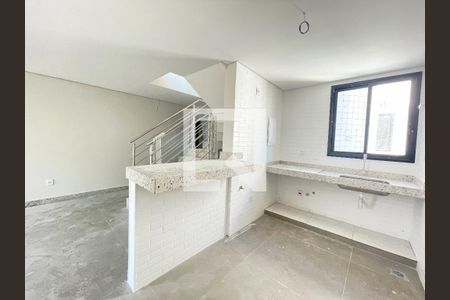 Cozinha de apartamento à venda com 3 quartos, 167m² em Jaraguá, Belo Horizonte