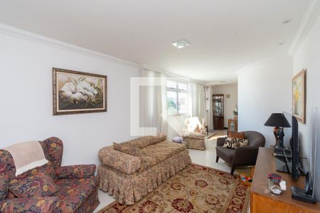 Sala de Estar de apartamento à venda com 3 quartos, 123m² em Eldorado, Contagem