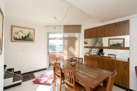 Sala de Jantar de apartamento à venda com 3 quartos, 123m² em Eldorado, Contagem