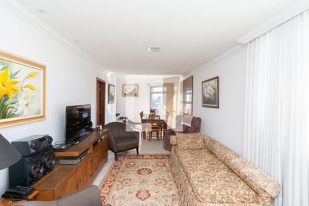 Sala de Estar de apartamento à venda com 3 quartos, 123m² em Eldorado, Contagem