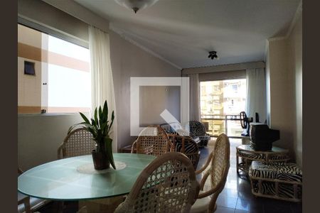 Sala de apartamento para alugar com 3 quartos, 102m² em Balneario Cidade Atlantica, Guarujá