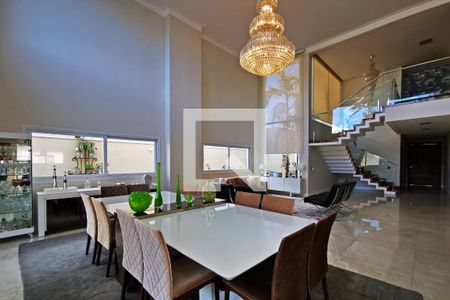 Sala de Jantar de casa de condomínio à venda com 5 quartos, 589m² em Jundiaí Mirim, Jundiaí