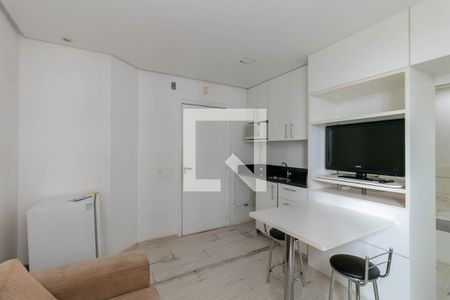 Sala/Cozinha de apartamento à venda com 1 quarto, 28m² em Nova Granada, Belo Horizonte