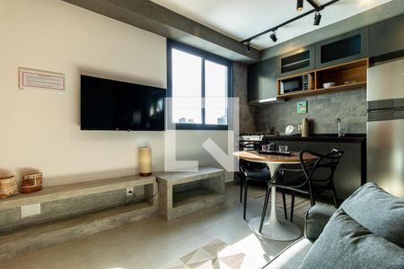 Sala de apartamento para alugar com 1 quarto, 26m² em Vila Buarque, São Paulo