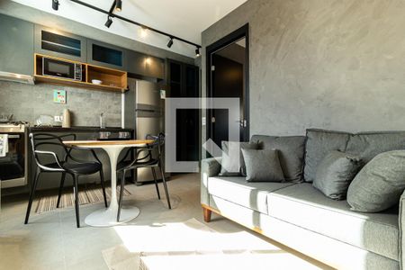 Sala de apartamento para alugar com 1 quarto, 26m² em Vila Buarque, São Paulo