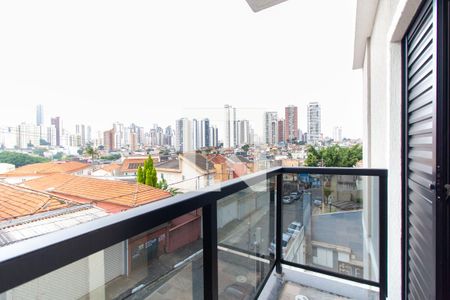 Varanda do Quarto 01 de apartamento para alugar com 2 quartos, 42m² em Água Rasa, São Paulo