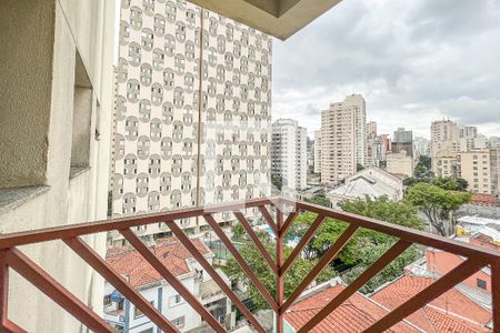 Sacada de apartamento para alugar com 1 quarto, 35m² em Santa Cecília, São Paulo