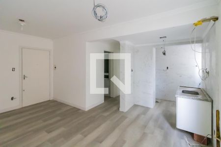 Sala/Cozinha de apartamento à venda com 1 quarto, 50m² em Centro, São Leopoldo