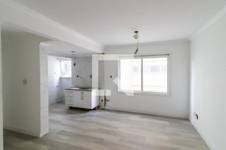Sala/Cozinha de apartamento à venda com 1 quarto, 50m² em Centro, São Leopoldo