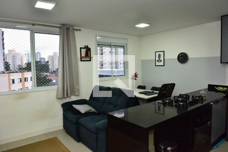 Sala de apartamento à venda com 1 quarto, 34m² em Vila Paulista, São Paulo