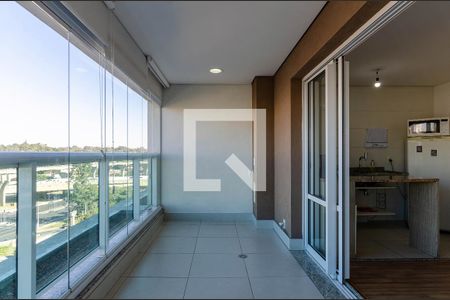 Varanda de kitnet/studio para alugar com 1 quarto, 43m² em Jardim Aeroporto, São Paulo