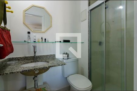 Banheiro da Suíte de kitnet/studio para alugar com 1 quarto, 43m² em Jardim Aeroporto, São Paulo