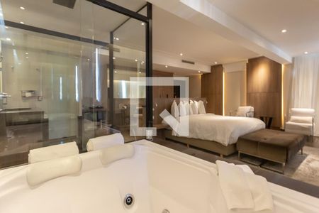 Banheiro de apartamento à venda com 1 quarto, 49m² em Lourdes, Belo Horizonte