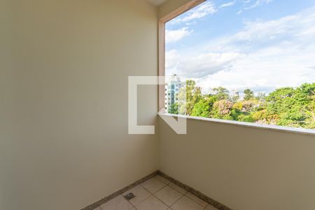Varanda da Sala de apartamento à venda com 3 quartos, 76m² em Itapoã, Belo Horizonte