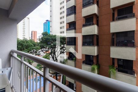 Varanda de kitnet/studio à venda com 1 quarto, 21m² em Indianópolis, São Paulo