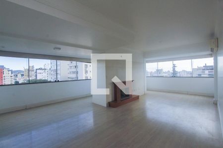 Sala de apartamento à venda com 3 quartos, 136m² em Petrópolis, Porto Alegre