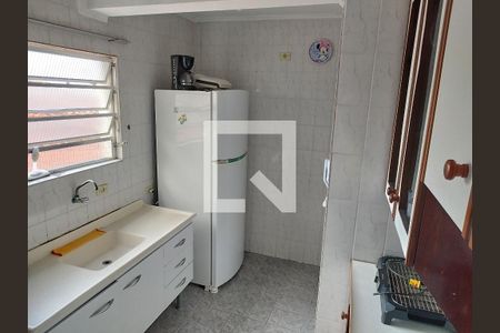 Cozinha  de apartamento para alugar com 1 quarto, 50m² em Ocian, Praia Grande