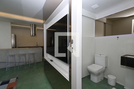 Cozinha e Lavabo de apartamento à venda com 1 quarto, 57m² em Jardim Paulistano, São Paulo