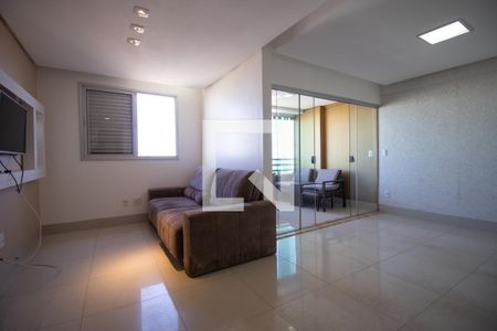 Sala de TV de apartamento para alugar com 1 quarto, 63m² em Jardim América, Goiânia