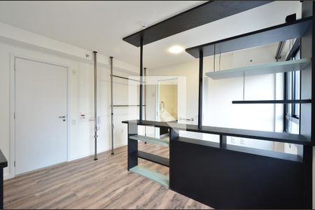 Sala/Cozinha de kitnet/studio para alugar com 1 quarto, 25m² em Mirandópolis, São Paulo