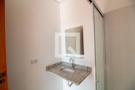 Banheiro da Suíte de apartamento para alugar com 1 quarto, 47m² em Campo Belo, São Paulo